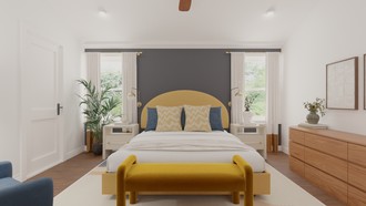 Midcentury Modern Bedroom by Havenly Interior Designer Allison