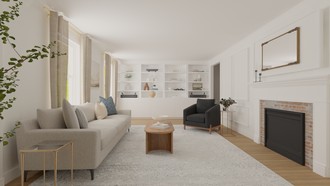 Modern, Traditional Living Room by Havenly Interior Designer Alexandra