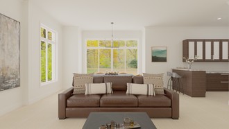 Contemporary, Modern, Industrial, Rustic Living Room by Havenly Interior Designer Hannah