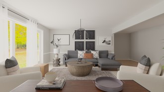Industrial, Midcentury Modern Living Room by Havenly Interior Designer Jack