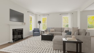 Modern, Classic Living Room by Havenly Interior Designer Alexandra