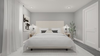 Modern, Minimal, Classic Contemporary Bedroom by Havenly Interior Designer Maura