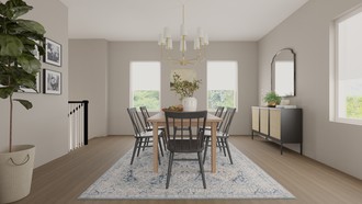 Modern, Classic, Traditional Dining Room by Havenly Interior Designer Jamie