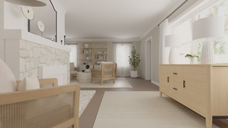 Modern, Classic, Coastal Living Room by Havenly Interior Designer Lindsay