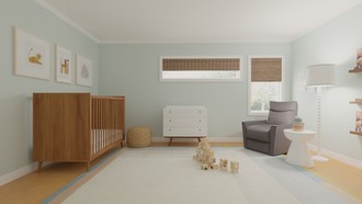 Midcentury Modern Nursery by Havenly Interior Designer Victoria