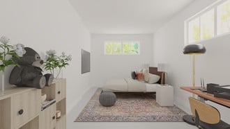 Industrial Bedroom by Havenly Interior Designer D