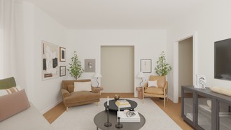 Contemporary, Modern, Classic, Farmhouse, Transitional, Classic Contemporary Living Room by Havenly Interior Designer Sofia