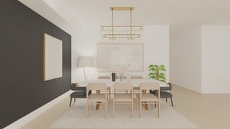 Modern, Glam Dining Room by Havenly Interior Designer Hannah