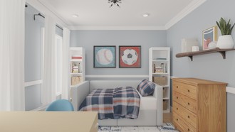 Industrial Bedroom by Havenly Interior Designer Mikaela