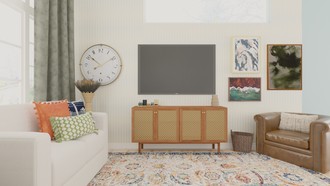 Glam, Transitional Living Room by Havenly Interior Designer Stephanie