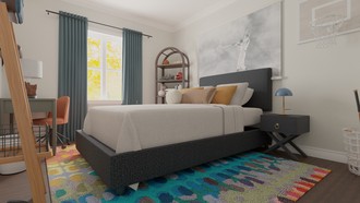 Bohemian, Traditional, Vintage, Global, Preppy, Scandinavian Bedroom by Havenly Interior Designer Zoe