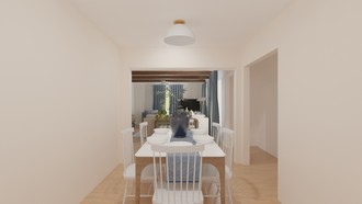 Contemporary, Bohemian, Coastal, Transitional Living Room by Havenly Interior Designer Sandra