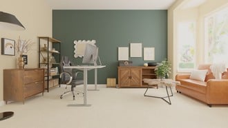 Modern, Eclectic Office by Havenly Interior Designer Stephanie