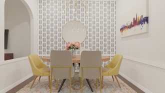 Modern, Midcentury Modern Dining Room by Havenly Interior Designer Danielle
