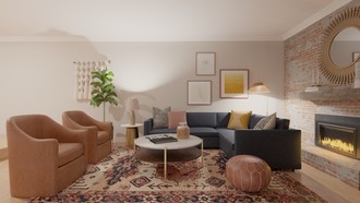 Midcentury Modern Living Room by Havenly Interior Designer Alejandra