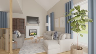 Midcentury Modern Living Room by Havenly Interior Designer Mikaela