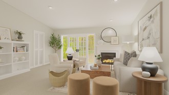 Modern, Traditional, Transitional Living Room by Havenly Interior Designer Paulina