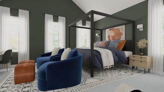 Midcentury Modern Bedroom by Havenly Interior Designer Erin