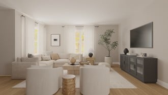 Modern, Rustic Living Room by Havenly Interior Designer Alejandra