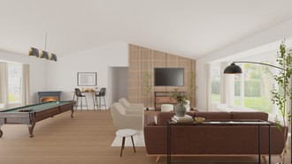 Global Living Room by Havenly Interior Designer Maria