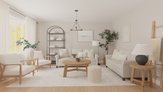 Transitional Living Room by Havenly Interior Designer Alejandra