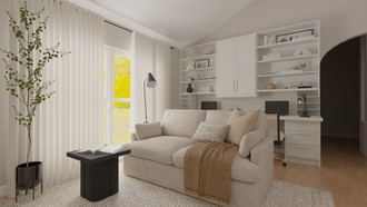 Bohemian, Scandinavian Living Room by Havenly Interior Designer Alejandra