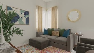 Eclectic, Midcentury Modern Living Room by Havenly Interior Designer Sydney