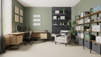 Contemporary, Transitional Office by Havenly Interior Designer Dulce