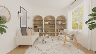 Bohemian, Minimal Reading Room by Havenly Interior Designer Kate