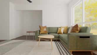 Contemporary, Transitional, Midcentury Modern Living Room by Havenly Interior Designer Annaliese