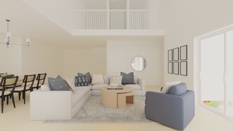 Modern, Transitional, Minimal Living Room by Havenly Interior Designer Amanda