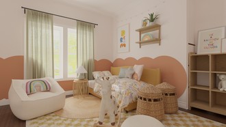 Bohemian, Midcentury Modern Bedroom by Havenly Interior Designer Natalia
