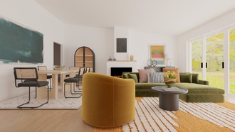Contemporary Living Room by Havenly Interior Designer Abi