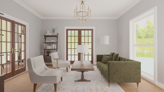 Traditional Living Room by Havenly Interior Designer Hannah