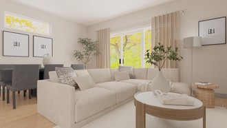 Contemporary, Modern, Bohemian Living Room by Havenly Interior Designer Alejandra