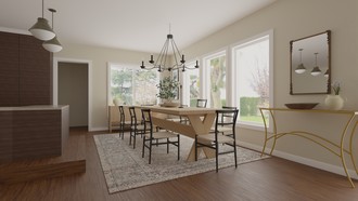 Contemporary, Country, Classic Contemporary Dining Room by Havenly Interior Designer Colleen