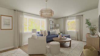 Classic, Transitional Living Room by Havenly Interior Designer Paulina
