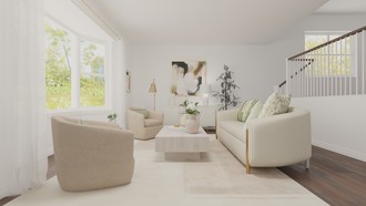 Glam Living Room by Havenly Interior Designer Mehak