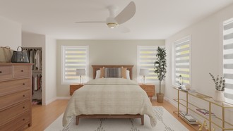 Contemporary, Bohemian, Midcentury Modern Bedroom by Havenly Interior Designer Mariana