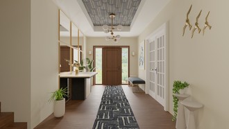 Contemporary, Modern, Glam Entryway by Havenly Interior Designer Dulce