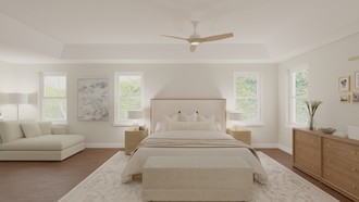 Contemporary Bedroom by Havenly Interior Designer Adina