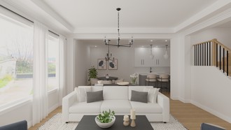 Classic, Coastal, Rustic Living Room by Havenly Interior Designer Heather