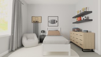 Modern, Minimal Bedroom by Havenly Interior Designer Julia