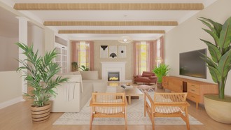 Bohemian Living Room by Havenly Interior Designer Victoria