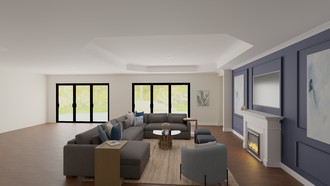 Modern, Bohemian Living Room by Havenly Interior Designer Simrin