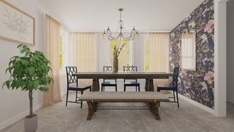 Classic, Traditional, Vintage, Midcentury Modern Dining Room by Havenly Interior Designer Gabriela