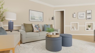Contemporary, Classic Living Room by Havenly Interior Designer Kiaritza