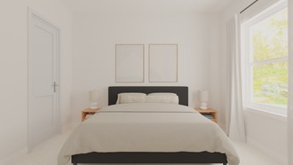 Midcentury Scandi Bedroom by Havenly Interior Designer Stephanie