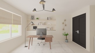 Modern, Midcentury Modern Office by Havenly Interior Designer Amanda