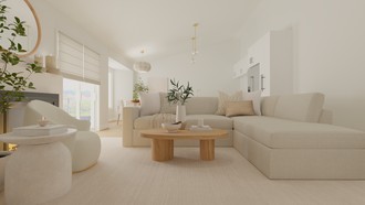 Minimal, Scandinavian Living Room by Havenly Interior Designer Kiaritza